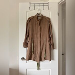 UNIF x Urban Outfitters cotton trench coat